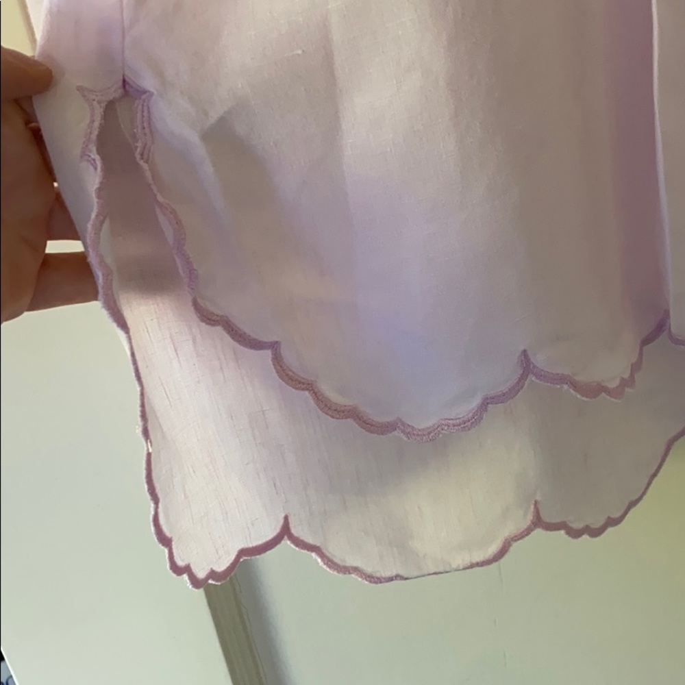 Pink linen popover - Picture 2 of 2